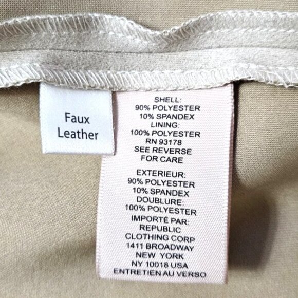 Philosophy Faux Suede Open Front Soft Drape Blazer Jacket Womens Size S EUC - Picture 7 of 8